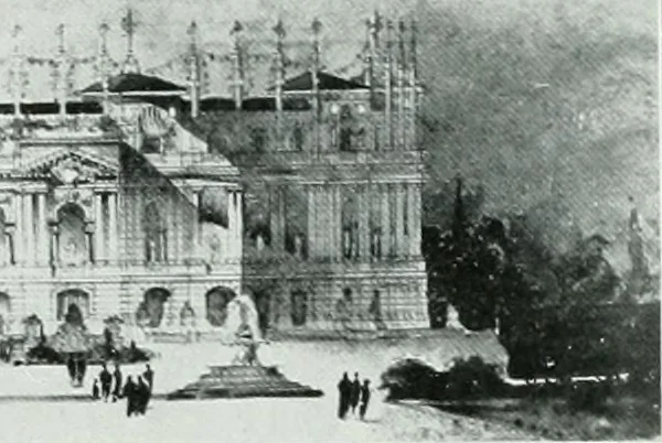 An illustration from The Architect & engineer of California and the Pacific Coast, 1905, leaf 128