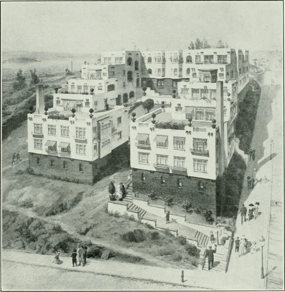 An illustration from The Architect & engineer of California and the Pacific Coast, 1905, leaf 14