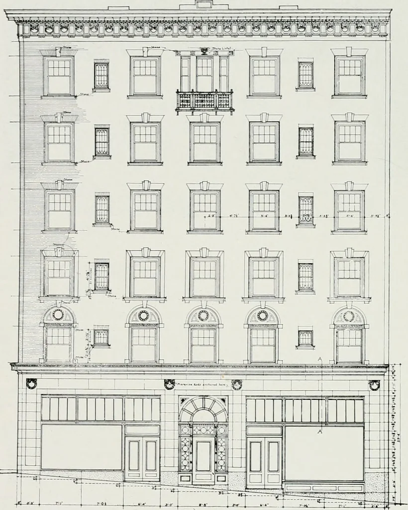 An illustration from The Architect & engineer of California and the Pacific Coast, 1905, leaf 145