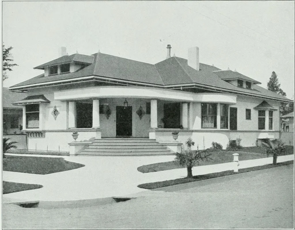 An illustration from The Architect & engineer of California and the Pacific Coast, 1905, leaf 164