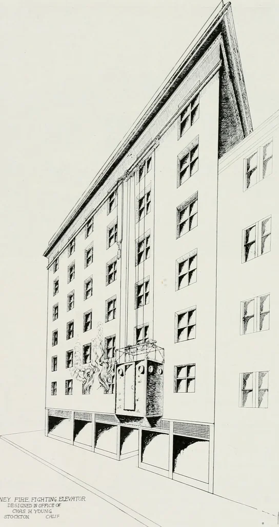 An illustration from The Architect & engineer of California and the Pacific Coast, 1905, leaf 165