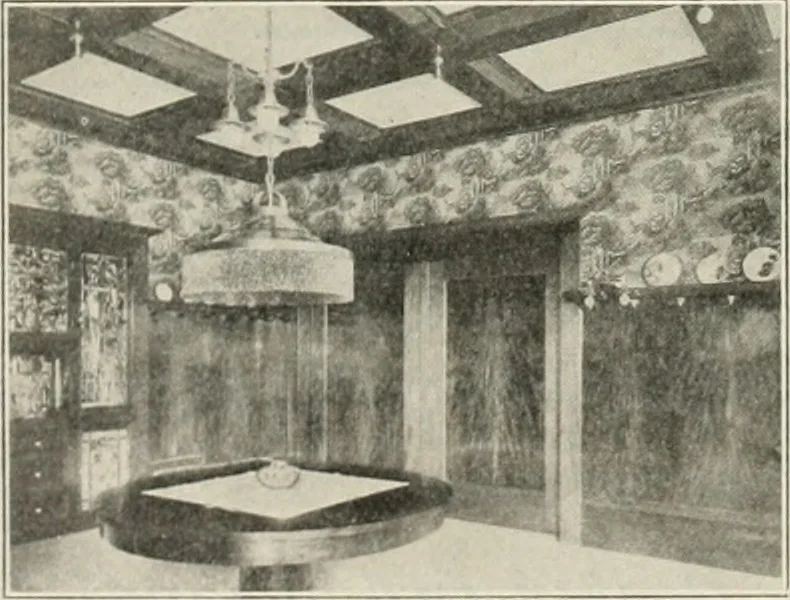 An illustration from The Architect & engineer of California and the Pacific Coast, 1905, leaf 195