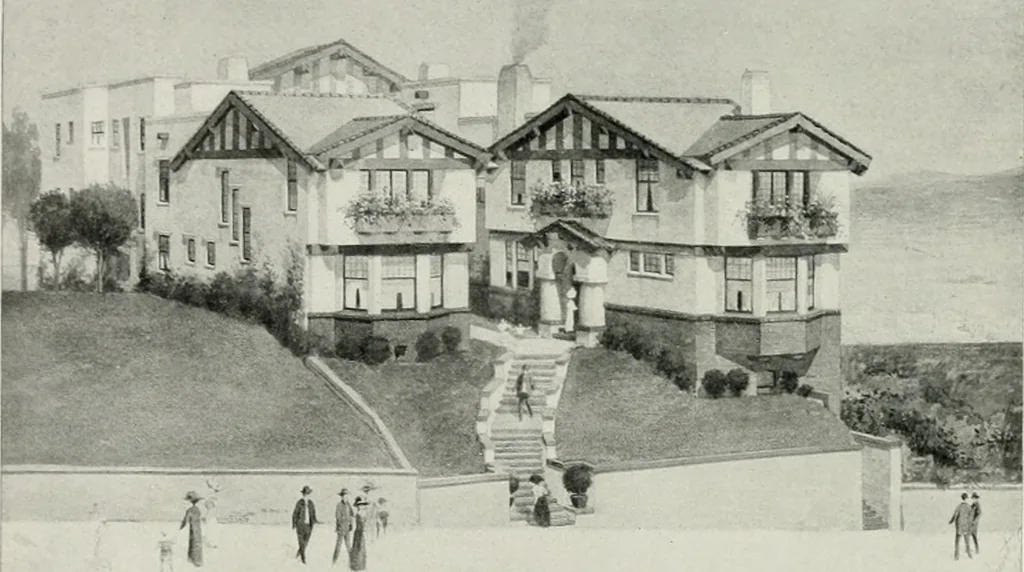 An illustration from The Architect & engineer of California and the Pacific Coast, 1905, leaf 21