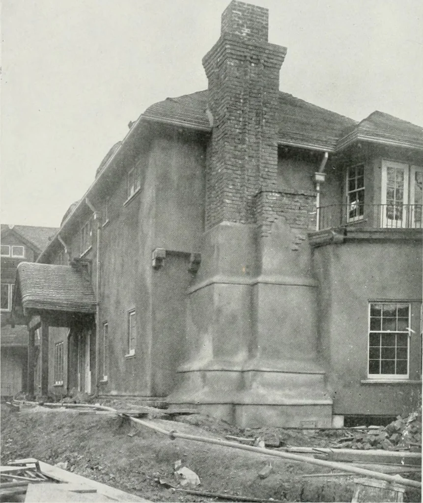 An illustration from The Architect & engineer of California and the Pacific Coast, 1905, leaf 221
