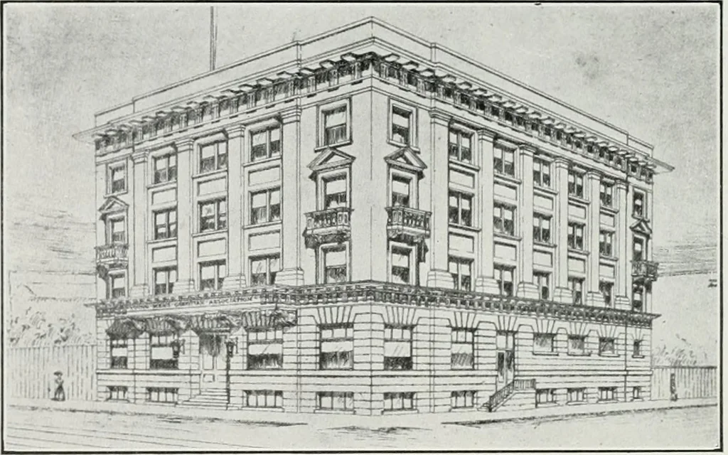An illustration from The Architect & engineer of California and the Pacific Coast, 1905, leaf 231