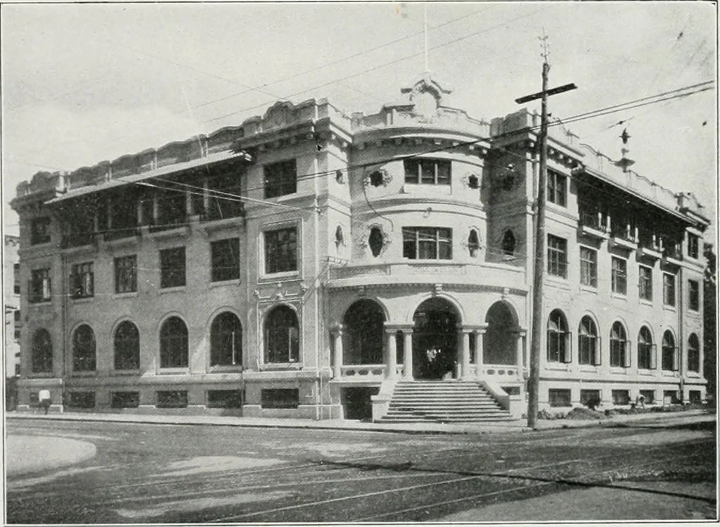 An illustration from The Architect & engineer of California and the Pacific Coast, 1905, leaf 231