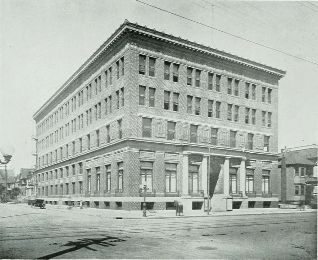 An illustration from The Architect & engineer of California and the Pacific Coast, 1905, leaf 232