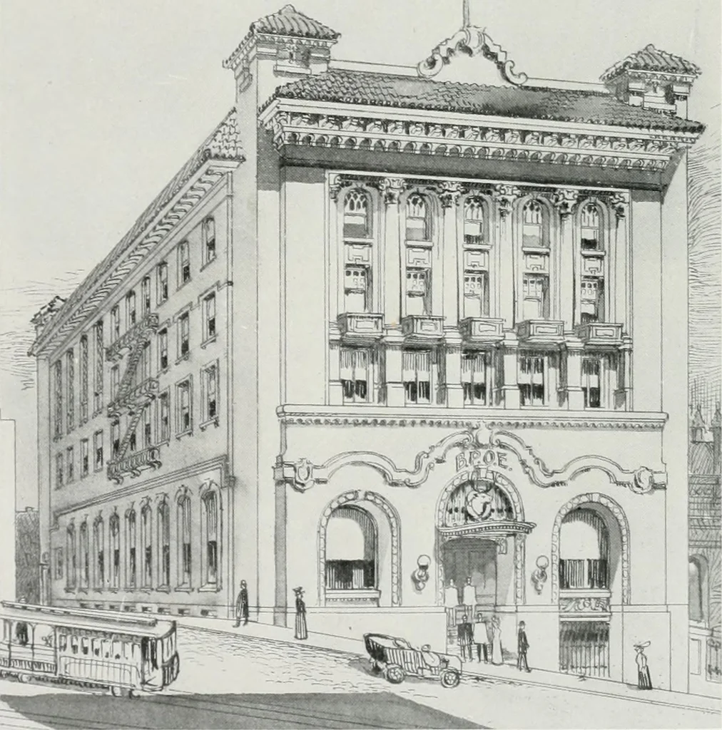 An illustration from The Architect & engineer of California and the Pacific Coast, 1905, leaf 233