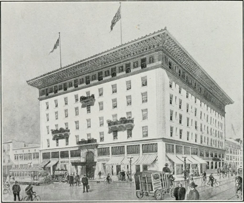 An illustration from The Architect & engineer of California and the Pacific Coast, 1905, leaf 235