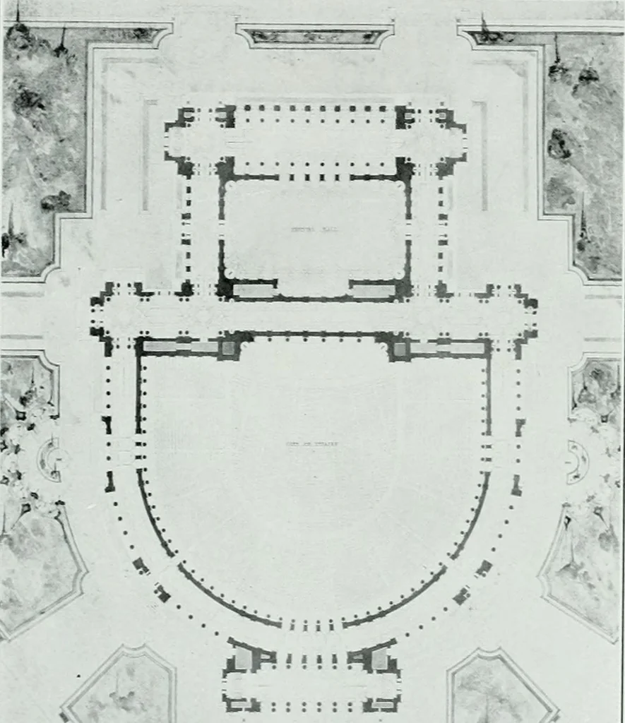 An illustration from The Architect & engineer of California and the Pacific Coast, 1905, leaf 254