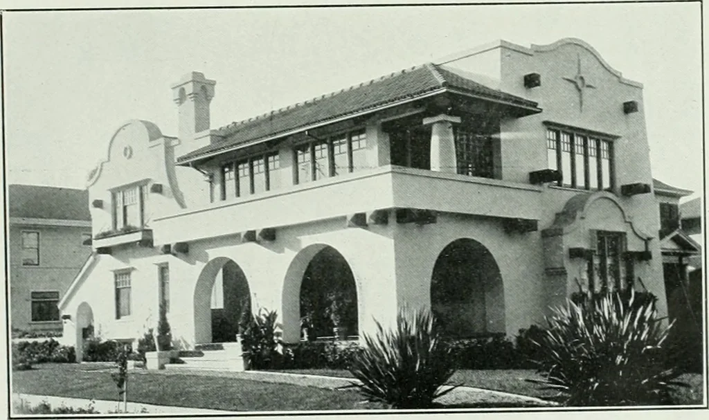 An illustration from The Architect & engineer of California and the Pacific Coast, 1905, leaf 34