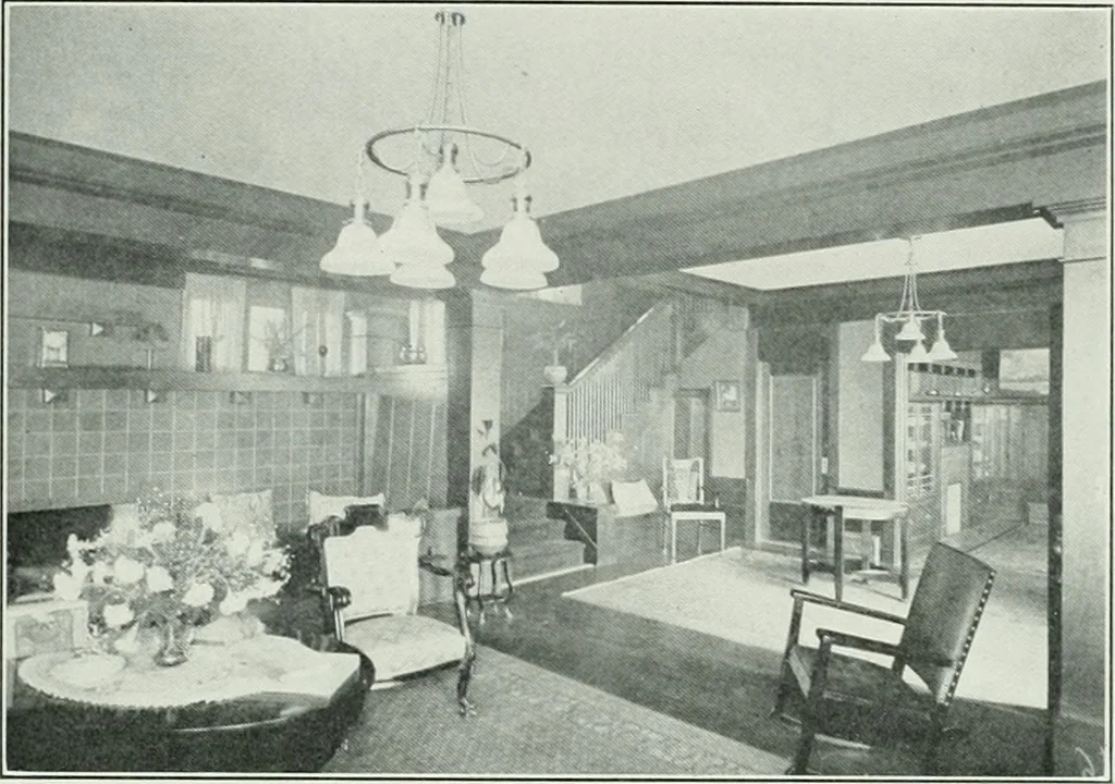 An illustration from The Architect & engineer of California and the Pacific Coast, 1905, leaf 36