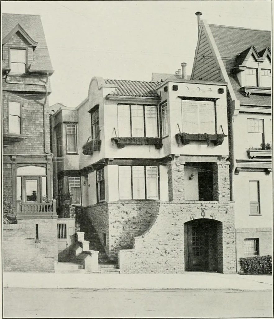 An illustration from The Architect & engineer of California and the Pacific Coast, 1905, leaf 37
