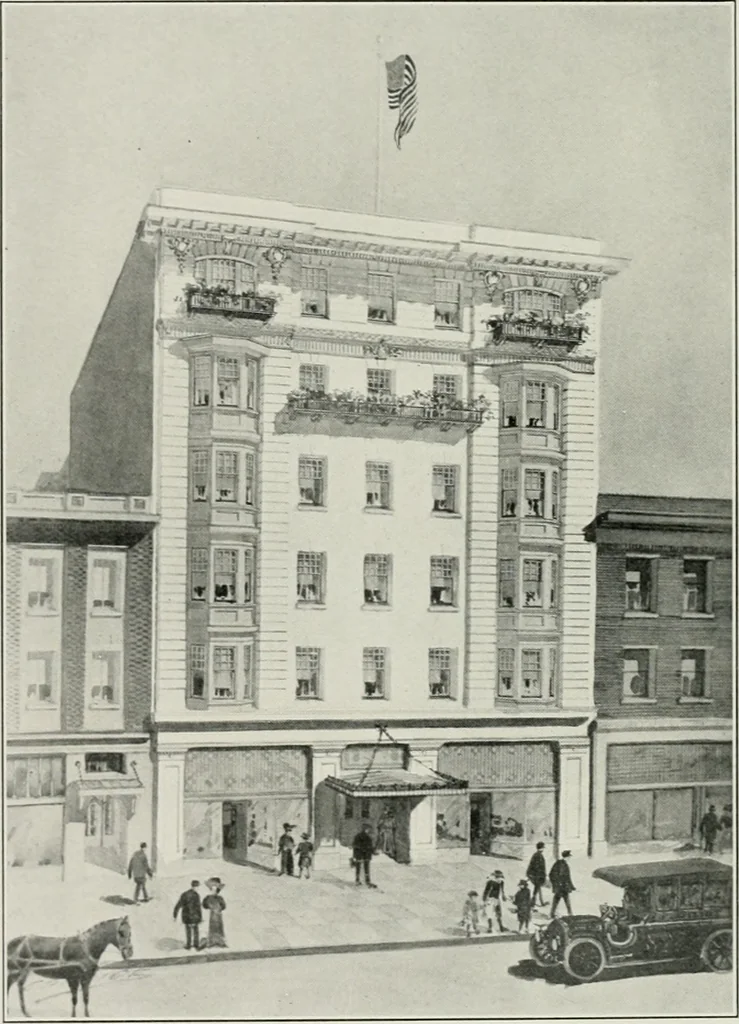 An illustration from The Architect & engineer of California and the Pacific Coast, 1905, leaf 43