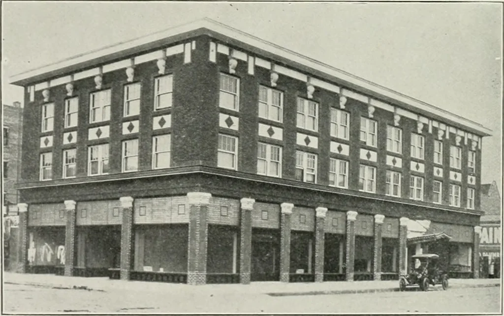 An illustration from The Architect & engineer of California and the Pacific Coast, 1905, leaf 51