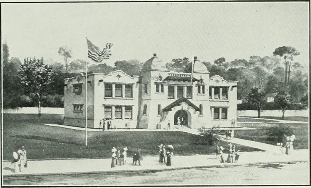 An illustration from The Architect & engineer of California and the Pacific Coast, 1905, leaf 52