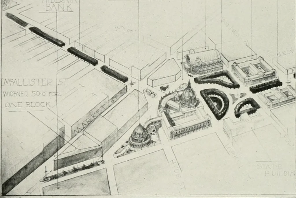 An illustration from The Architect & engineer of California and the Pacific Coast, 1905, leaf 59