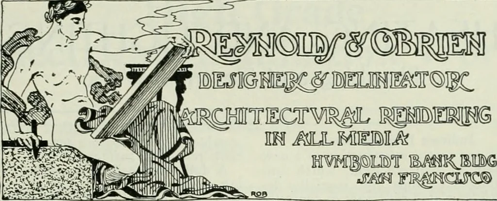 An illustration from The Architect & engineer of California and the Pacific Coast, 1905, leaf 86