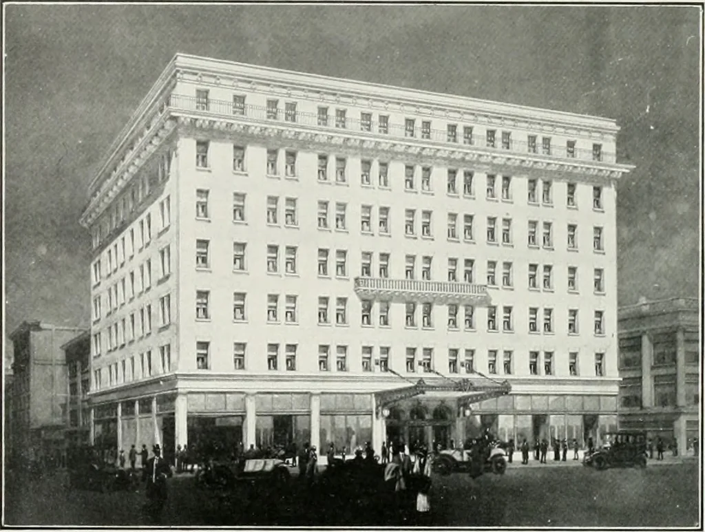 An illustration from The Architect & engineer of California and the Pacific Coast, 1905, leaf 105