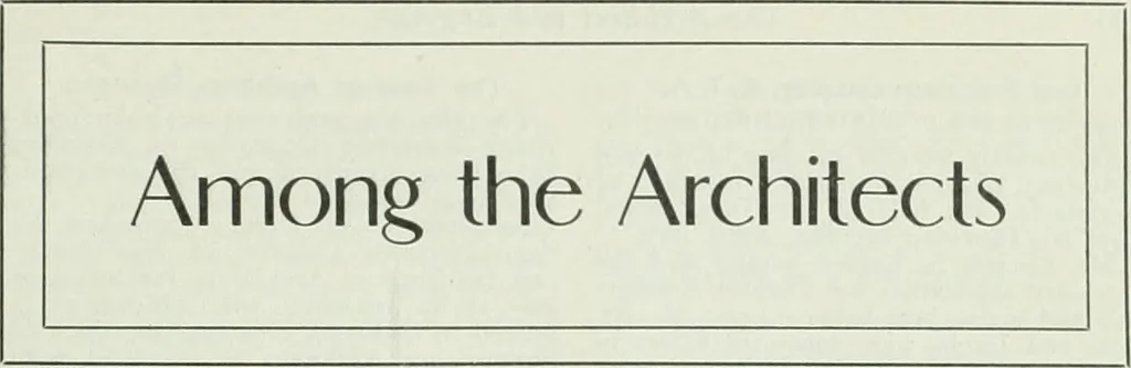 An illustration from The Architect & engineer of California and the Pacific Coast, 1905, leaf 108