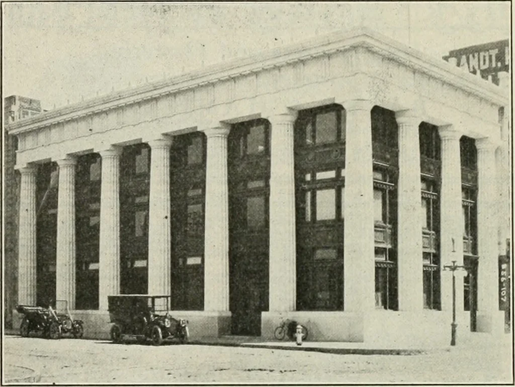 An illustration from The Architect & engineer of California and the Pacific Coast, 1905, leaf 141