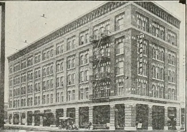 An illustration from The Architect & engineer of California and the Pacific Coast, 1905, leaf 195