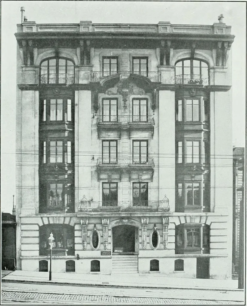 An illustration from The Architect & engineer of California and the Pacific Coast, 1905, leaf 228