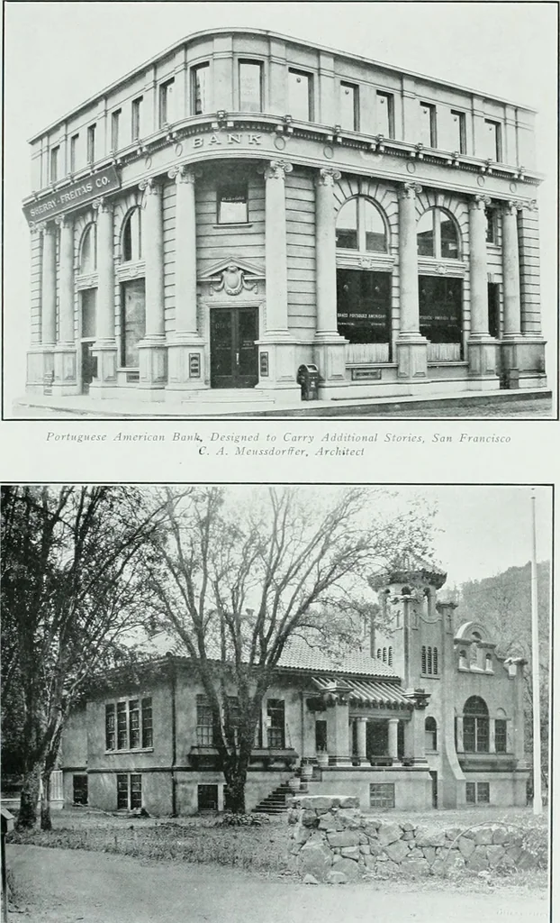 An illustration from The Architect & engineer of California and the Pacific Coast, 1905, leaf 236