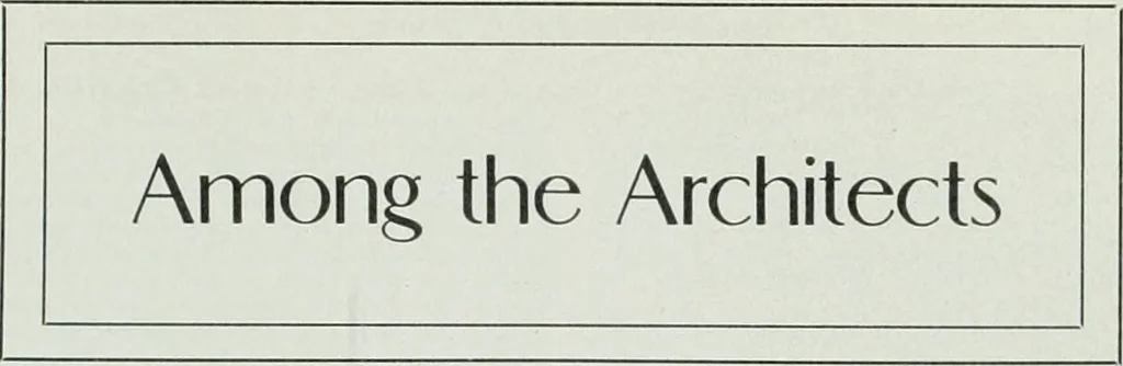 An illustration from The Architect & engineer of California and the Pacific Coast, 1905, leaf 282