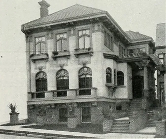 An illustration from The Architect & engineer of California and the Pacific Coast, 1905, leaf 357