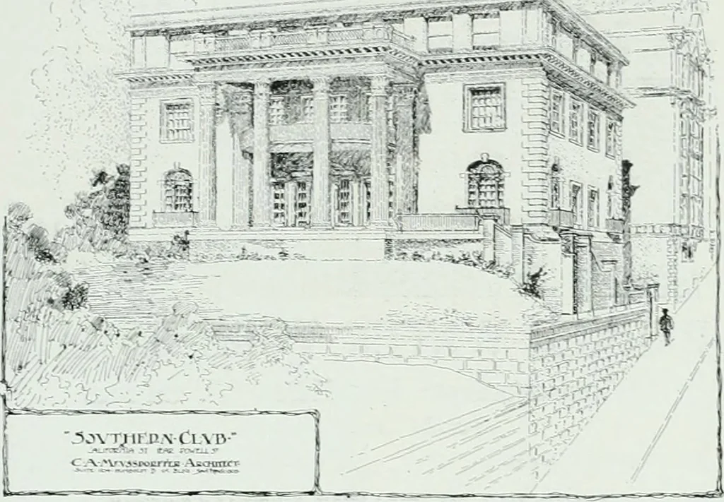 An illustration from The Architect & engineer of California and the Pacific Coast, 1905, leaf 358