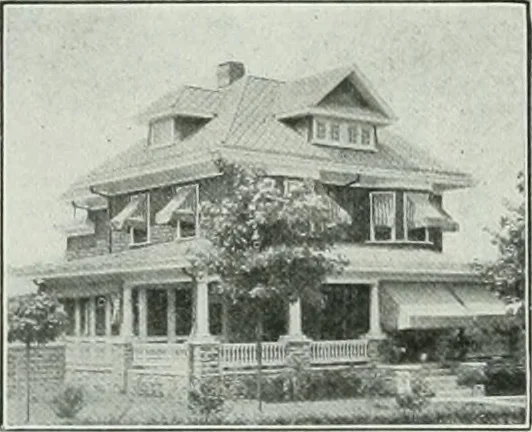 An illustration from The Architect & engineer of California and the Pacific Coast, 1905, leaf 396