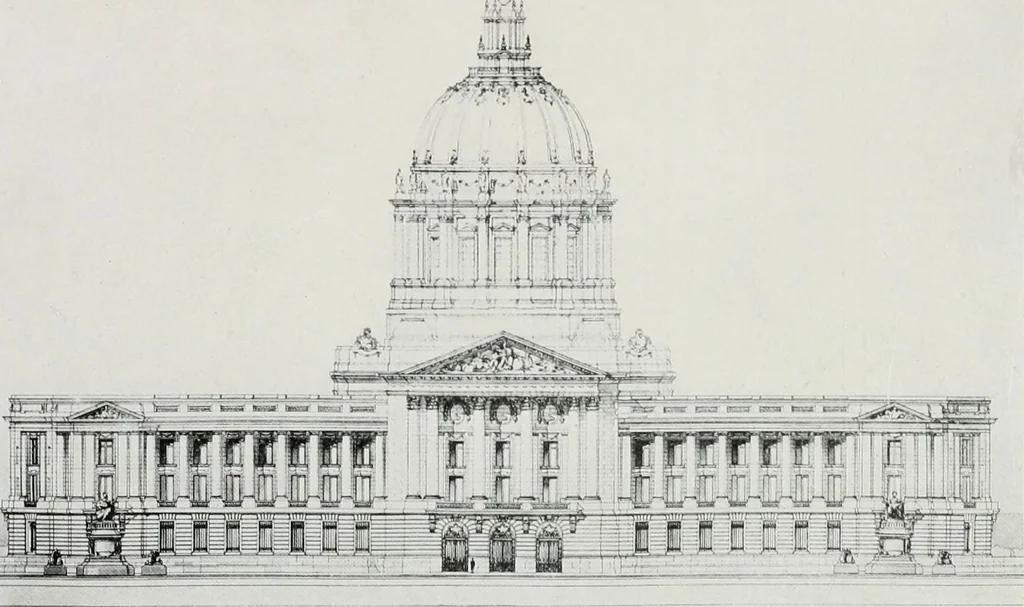 An illustration from The Architect & engineer of California and the Pacific Coast, 1905, leaf 407