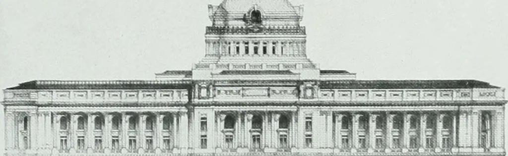 An illustration from The Architect & engineer of California and the Pacific Coast, 1905, leaf 408