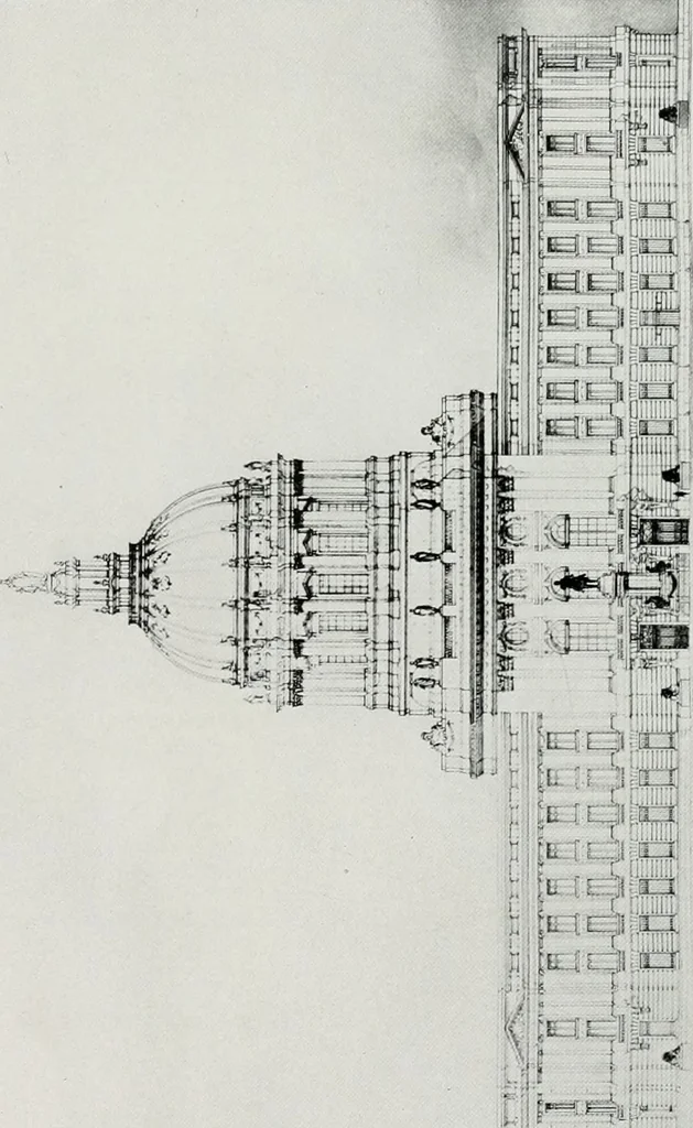 An illustration from The Architect & engineer of California and the Pacific Coast, 1905, leaf 409