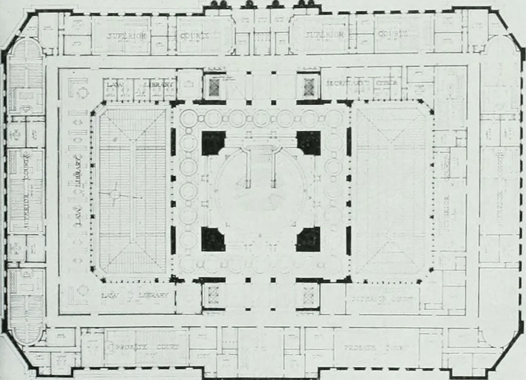 An illustration from The Architect & engineer of California and the Pacific Coast, 1905, leaf 412