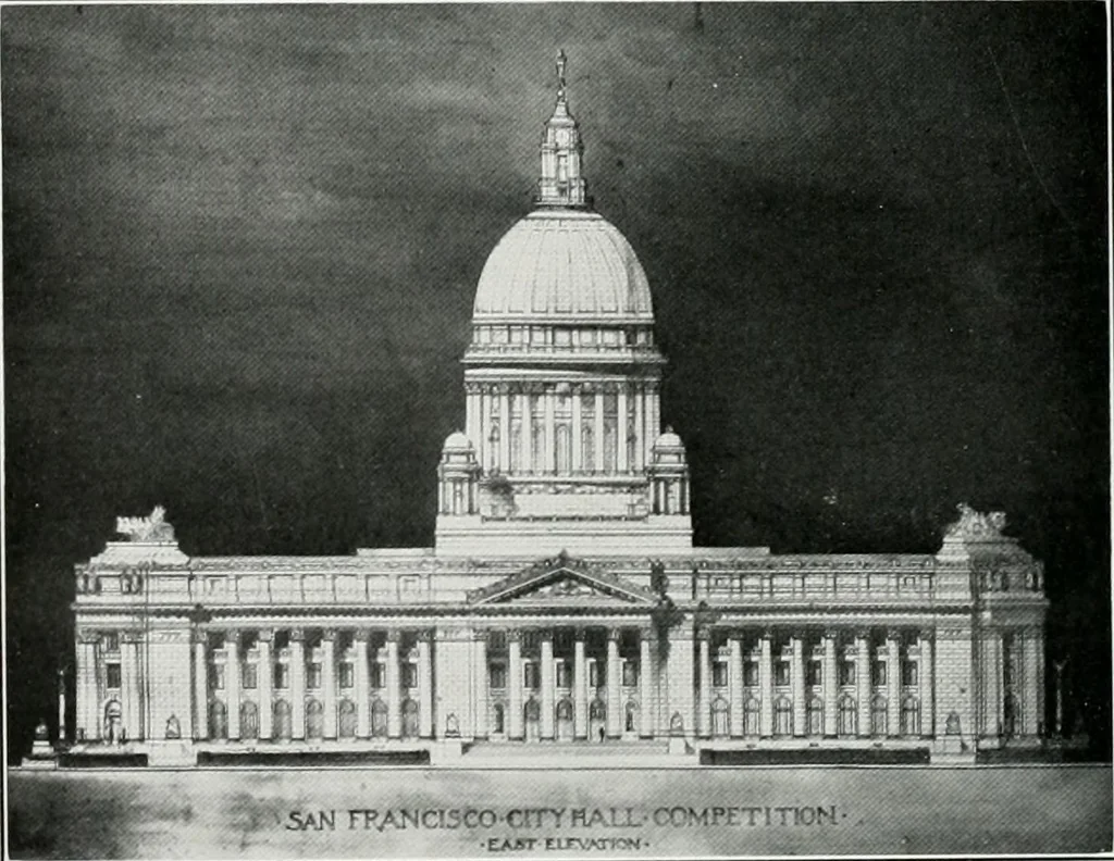 An illustration from The Architect & engineer of California and the Pacific Coast, 1905, leaf 415