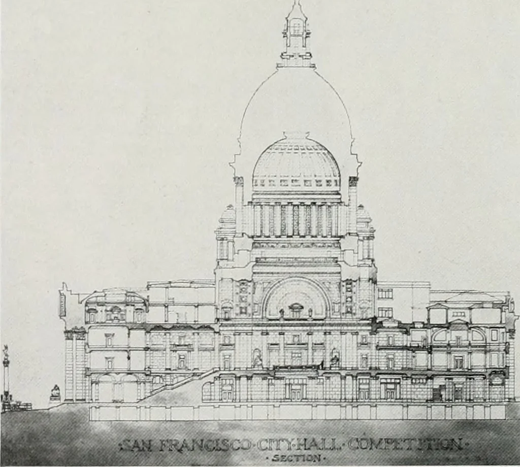 An illustration from The Architect & engineer of California and the Pacific Coast, 1905, leaf 415