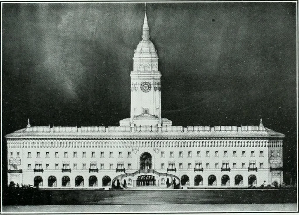 An illustration from The Architect & engineer of California and the Pacific Coast, 1905, leaf 420