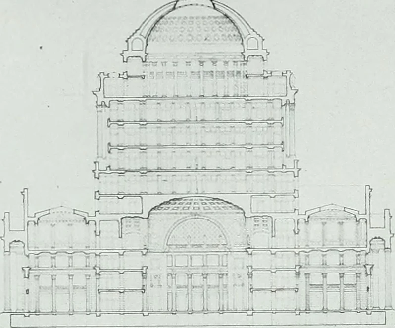 An illustration from The Architect & engineer of California and the Pacific Coast, 1905, leaf 422