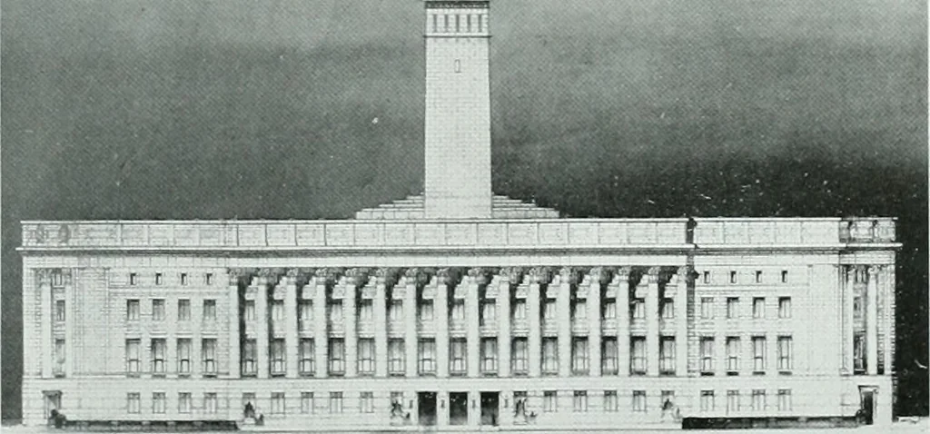 An illustration from The Architect & engineer of California and the Pacific Coast, 1905, leaf 422