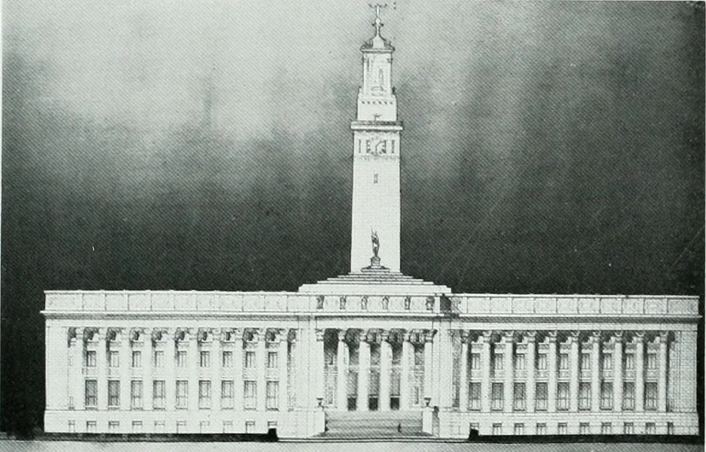 An illustration from The Architect & engineer of California and the Pacific Coast, 1905, leaf 424
