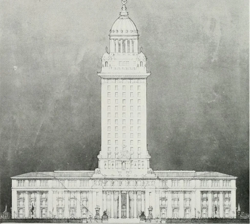 An illustration from The Architect & engineer of California and the Pacific Coast, 1905, leaf 425