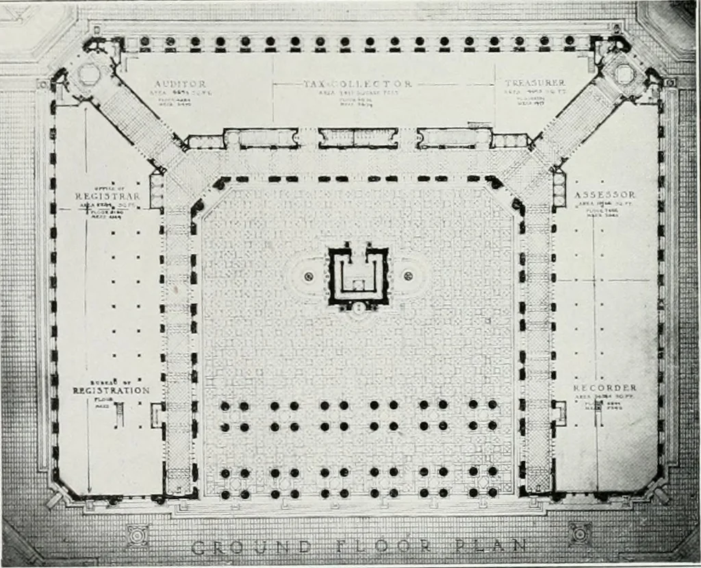 An illustration from The Architect & engineer of California and the Pacific Coast, 1905, leaf 433