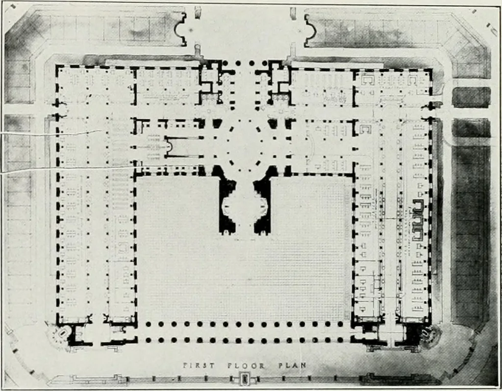 An illustration from The Architect & engineer of California and the Pacific Coast, 1905, leaf 435
