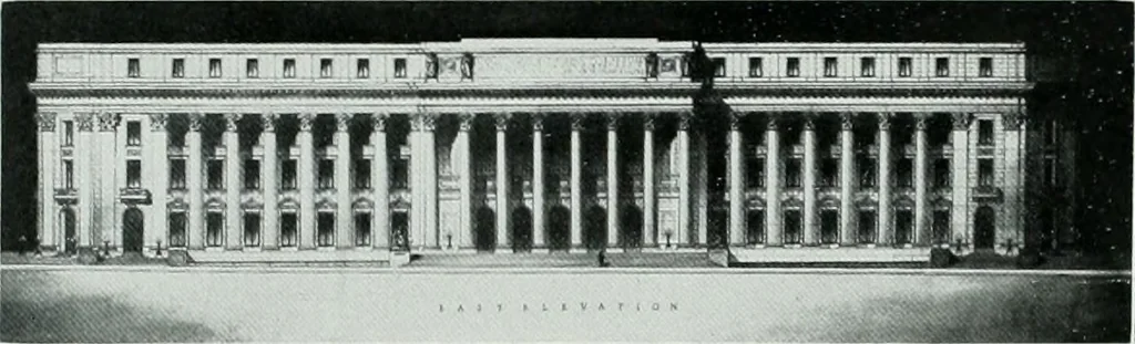 An illustration from The Architect & engineer of California and the Pacific Coast, 1905, leaf 436