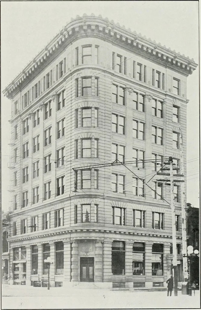 An illustration from The Architect & engineer of California and the Pacific Coast, 1905, leaf 449
