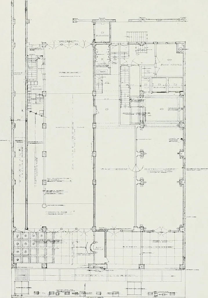 An illustration from The Architect & engineer of California and the Pacific Coast, 1905, leaf 45