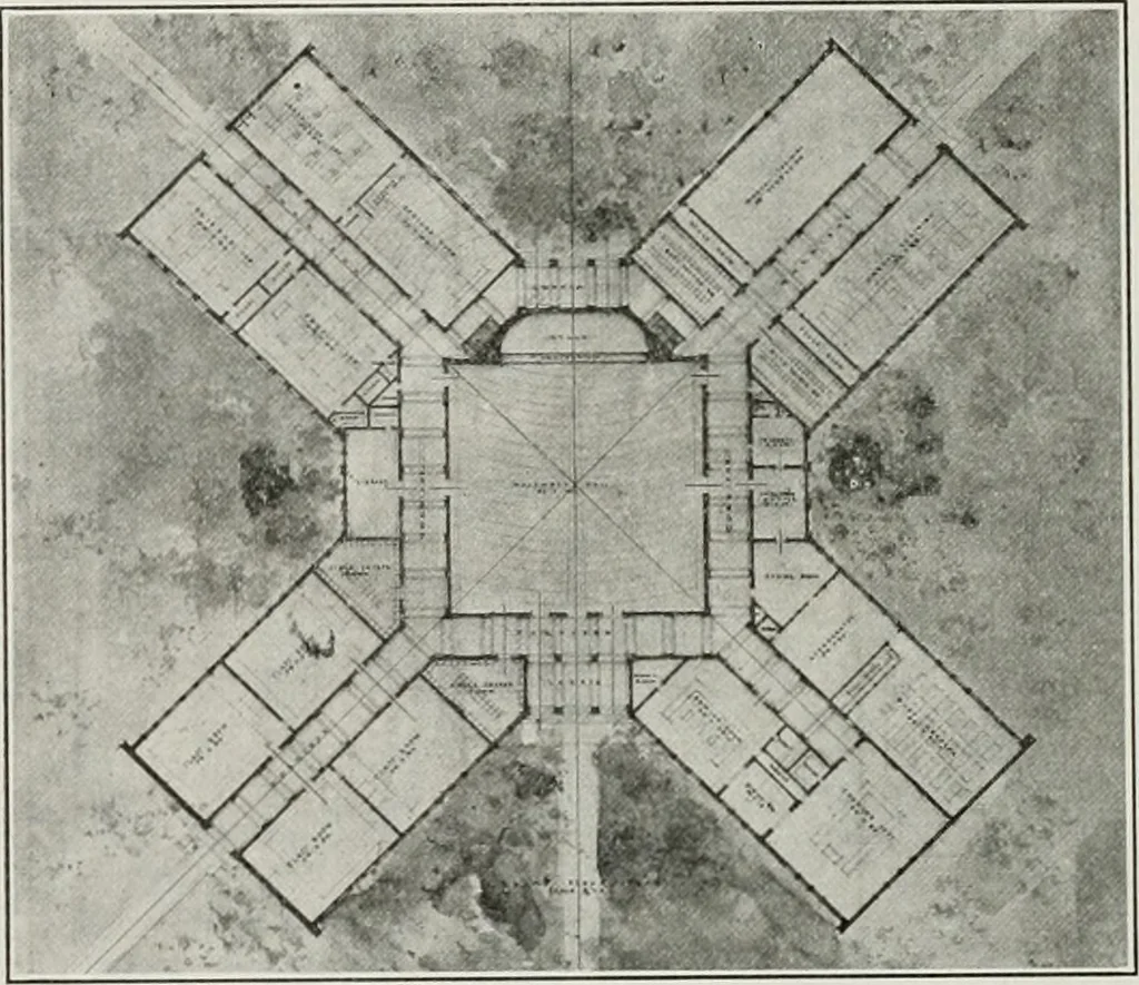 An illustration from The Architect & engineer of California and the Pacific Coast, 1905, leaf 465