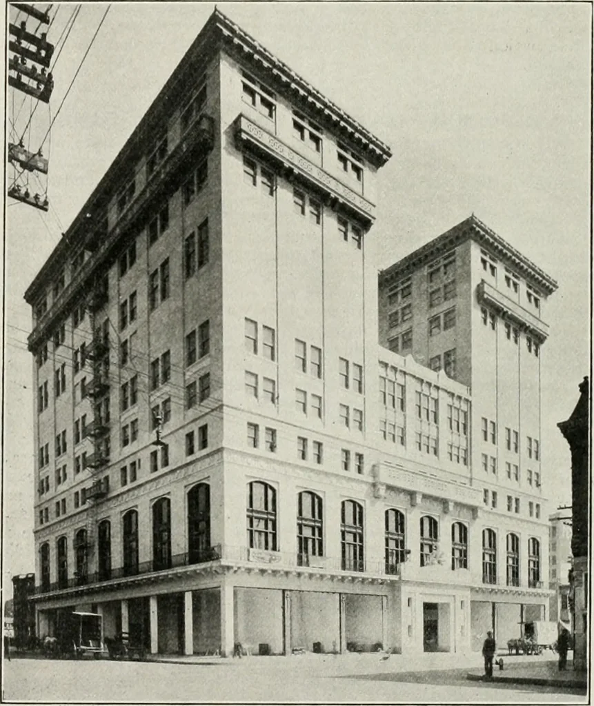 An illustration from The Architect & engineer of California and the Pacific Coast, 1905, leaf 471